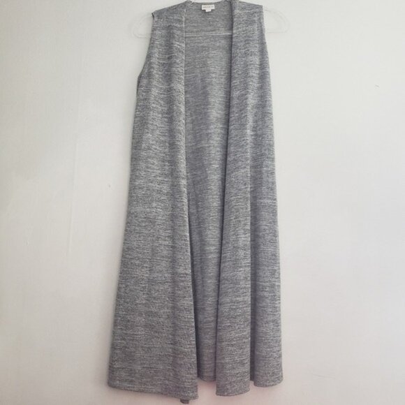 LuLaRoe Joy Gray Vest - Picture 1 of 7